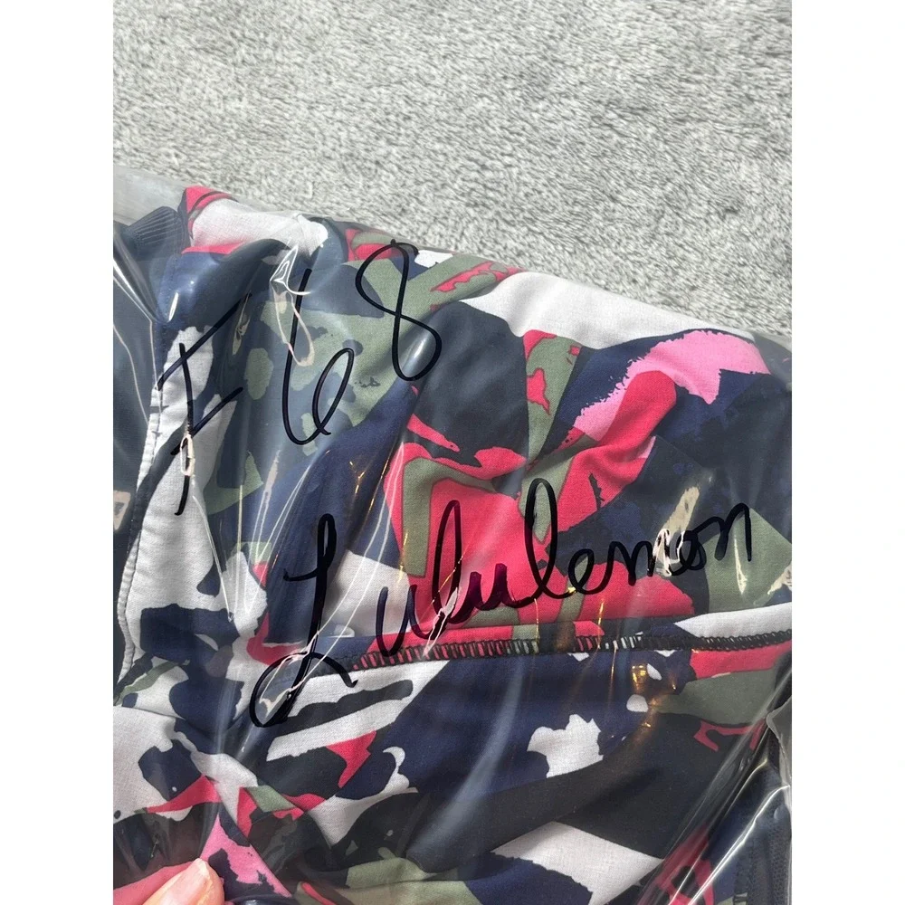 Lululemon Track Hotty Hot HR Lined Running Shorts Abstract Print Size 10
